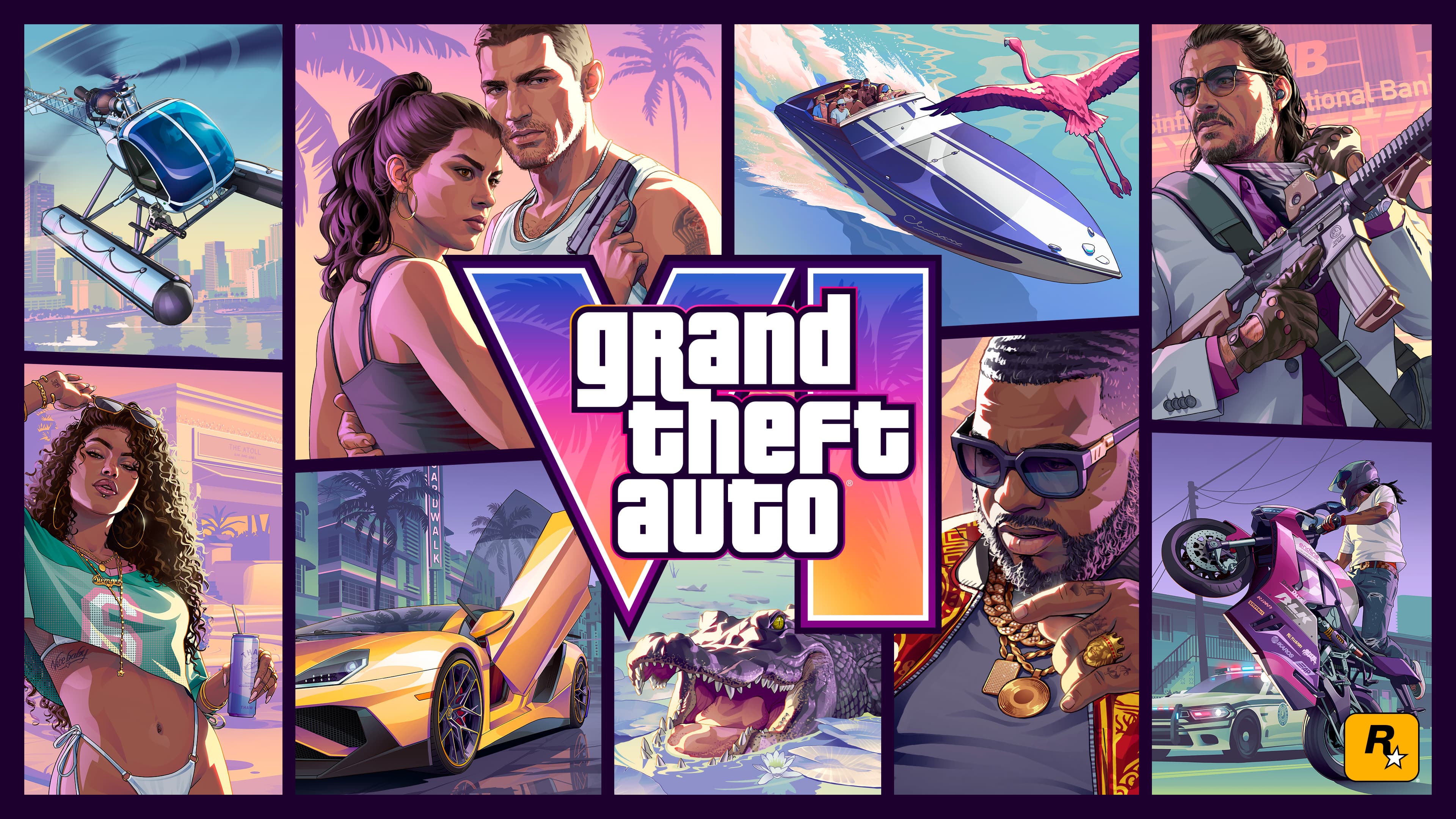 Grand Theft Auto VI cover art — PlayStation 5